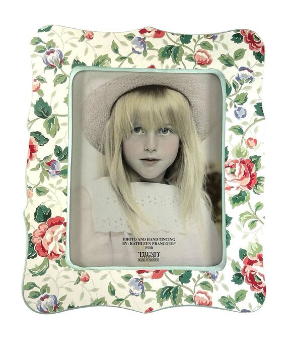 Trend Other - Trend Cerames Mexico Floral 8x10 Picture Frame Ceramic Vintage